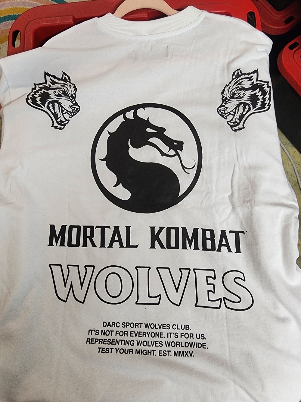 Darc Sport White Mortal Kombat Wolves Tee